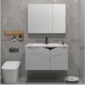 Tủ Lavabo Nhựa PVC Kèm Tủ Gương Navier NV-1811