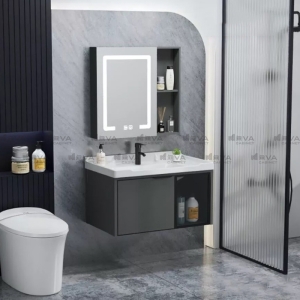Tủ Chậu Lavabo Liền Gương Chất Liệu Nhôm Navier NV-473