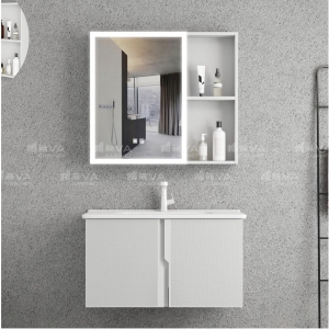 Tủ Lavabo Kèm Tủ Gương Led Nhôm Navier NV-T1113Z