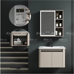 Tủ Lavabo Nhôm Màu Kem Navier  NV-584K60